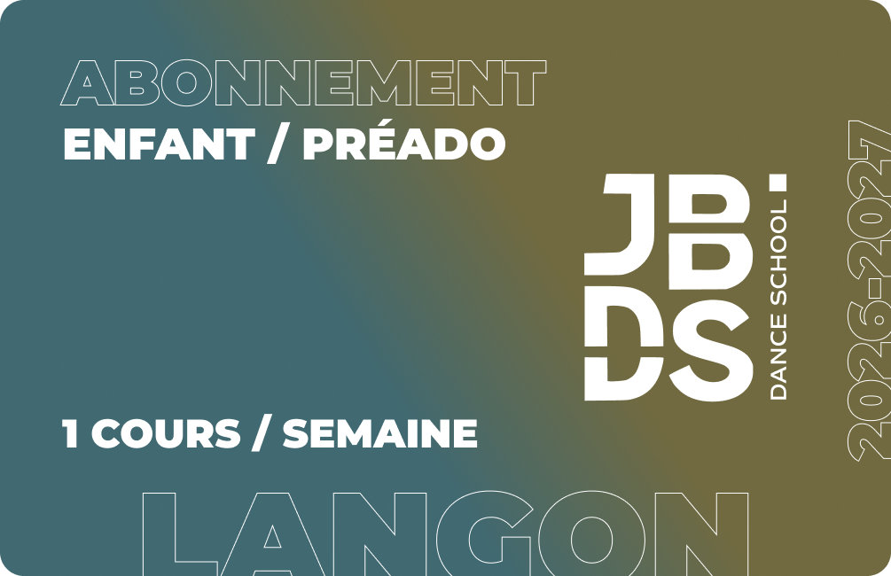 Enfants / Préados - 1 cours / semaine