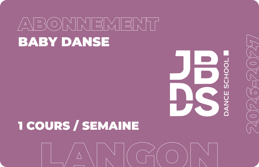 Baby Danse - 1 cours / semaine